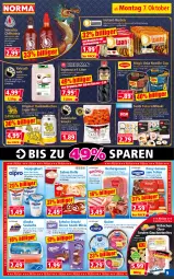 Gazetka promocyjna Norma - Norma - Gazetka - ważna od 14.10 do 14.10.2024 - strona 9 - produkty: Becher, beef, beere, beutel, bier, chili, cracker, curry, Dany, Duck, eis, ente, erdbeere, flasche, fleisch, geschnetzeltes, gin, heidelbeere, ingwer, Instant-Nudeln, joghur, joghurt, kirsch, Kristallsalz, Krustenschinken, kühlregal, lachs, mac, meerrettich, natur, nudel, nudeln, nuss, quäse, regal, reis, Rettich, rind, sahne, salz, sauce, schinken, schoko, Skyr, snack, snacks, soja, Sojajoghurt, sojasauce, Sriracha, Sushi, Ti, tisch, vanille, wasa, Winzerwurst, wurst, Zelt, zucker