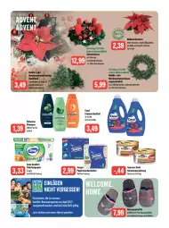 Gazetka promocyjna Feneberg - Prospekte - Gazetka - ważna od 25.11 do 25.11.2023 - strona 14 - produkty: Adventskranz, Bad, Bau, binden, burger, Coral, dekoration, dell, elle, ente, feinwaschmittel, flasche, gourmet gold, gutschein, gutscheine, kerze, Kinder, Kranz, LG, Liege, messer, Nassnahrung, Pantoffeln, papier, pril, ravensburger, SANTE, schauma, schauma shampoo, Schütze, shampoo, Skateboard, Sport, Sprudel, Tannenkranz, Tasche, taschen, taschentücher, Tempo, Ti, toilettenpapier, topf, tücher, waschmittel, Weihnachtsstern, zewa