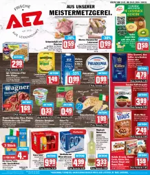 Gazetka promocyjna Aez - Prospekte - Gazetka - ważna od 20.01 do 20.01.2024 - strona 1 - produkty: adelholzener, almighur, almighurt, Alwa, Becher, beutel, cola, De Cecco, ecco, ehrmann, ehrmann almighurt, eilles gourmet, eis, filegro, filet, filterkaffee, flammkuchen, flasche, frucht, gewürz, glasflasche, hanuta, Hausmacher, hipp, hofgut, Holz, iglo, kaffee, kaffeekapseln, Käse, Kinder, kiwi, Kiwi Gold, knorr, knorr fix, kuchen, lamm, leberwurst, leerdammer, mac, maybach, Meister, milch, mineralwasser, mövenpick, müsli, natur, nuss, nutella, oder piccolinis, Ofen, pasta, philadelphia, piccolinis, pizza, rebsortenweine, reis, riegel, ring, schlemmer-filet, schnittkäse, schwein, schweine, sim, Spezi, steinofen, steinofen pizza, tassimo, Ti, Tiere, vita, vitalis, vitalis müsli, wagner, wasser, weihenstephan, wein, weine, wurst, zespri, ZTE