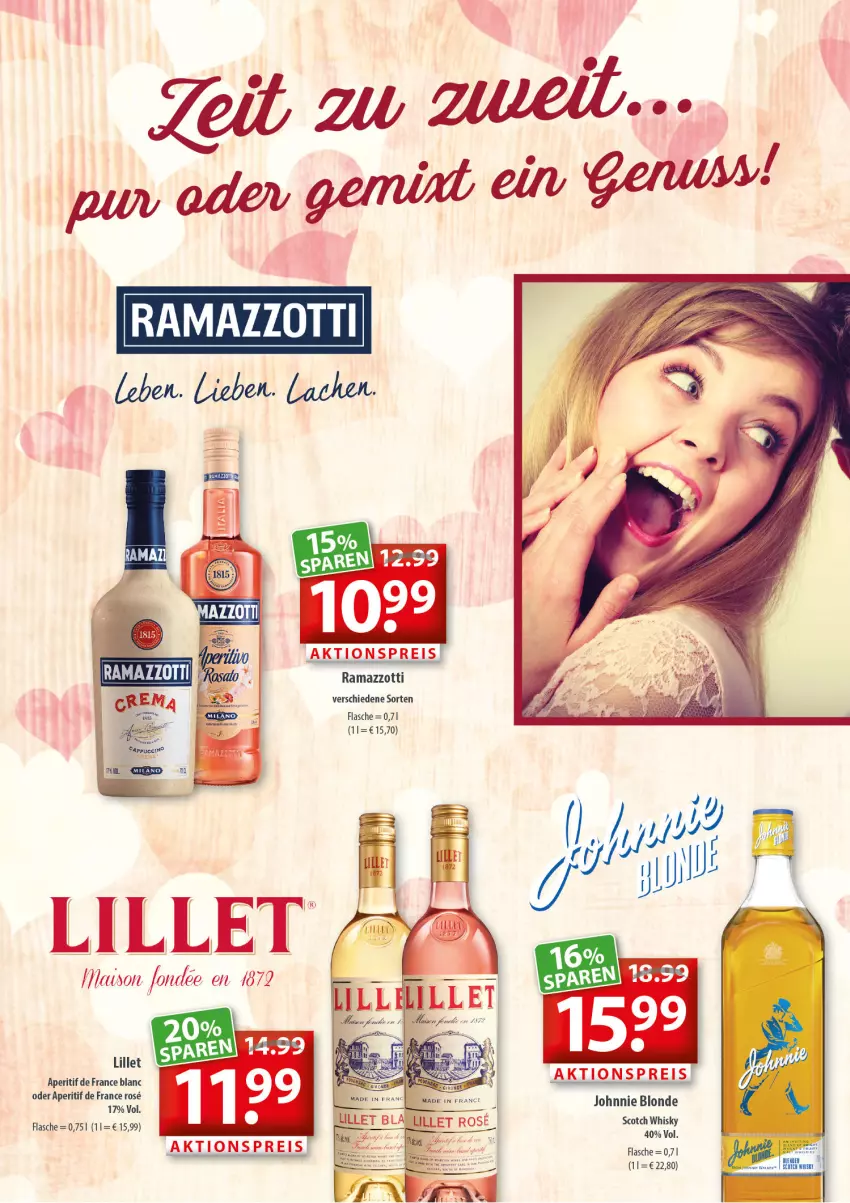 Aktueller Prospekt Getraenkeland - von 07.02 bis 19.02.2022 - strona 8 - produkty: aktionspreis, aperitif, eis, flasche, lillet, rama, ramazzott, ramazzotti, reis, tee, Ti, zott