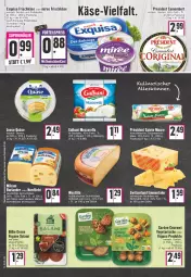 Gazetka promocyjna Edeka - Angebote der Woche - Gazetka - ważna od 25.03 do 25.03.2023 - strona 12 - produkty: angebot, beutel, burlander, dell, deutscher schnittkäse, eis, elle, emmentaler, exquisa, exquisa frischkäse, frikadellen, frischkäse, galbani, garden gourmet, hartkäse, holländischer schnittkäse, Käse, Loose, milch, milram, miree, mozzarella, pfeffer, quäse, reis, rel, salami, salz, schnittkäse, schweizer hartkäse, Vegeta, ZTE