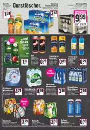 Gazetka promocyjna Edeka - Angebote der Woche - Gazetka - ważna od 25.03 do 25.03.2023 - strona 18 - produkty: Alwa, angebot, aust, Cap, capri-sun, clausthaler, cola, eier, elle, flasche, frucht, fruchtsaft, fuze tea, gerolsteine, gerolsteiner, gin, grapefruit, LG, limo, mineralwasser, Mineralwasser Still, natur, orange, pils, radler, saft, steiner, tee, Ti, warsteiner, wasser