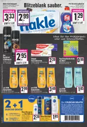 Gazetka promocyjna Edeka - Angebote der Woche - Gazetka - ważna od 25.03 do 25.03.2023 - strona 22 - produkty: body, bodyspray, creme, dusche, eier, flasche, geschirr, geschirrspülmittel, hakle, hakle toilettenpapier, Kamill, kamille, nivea, papier, pril, spülmittel, Ti, toilettenpapier, wasser, zahncreme