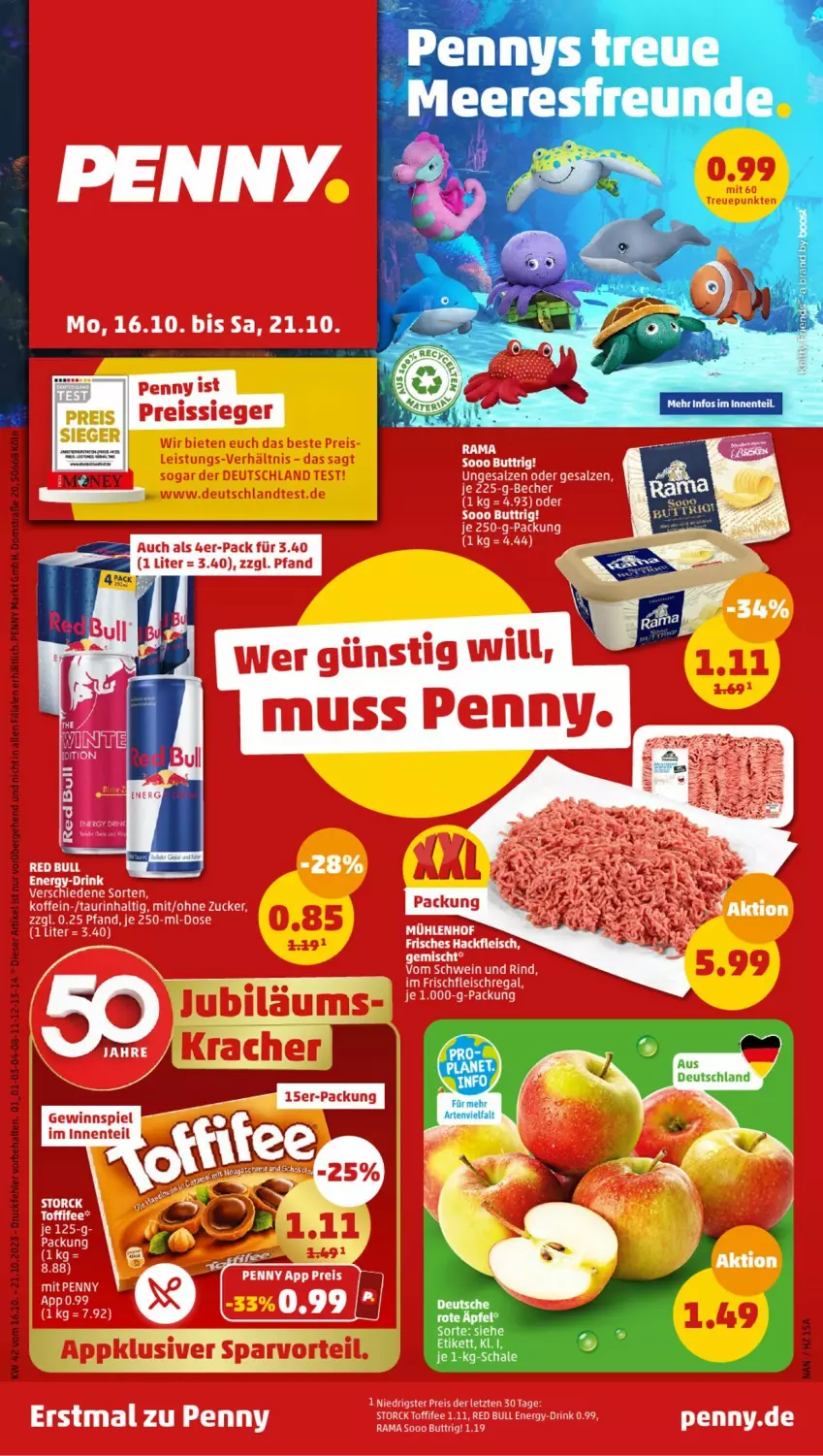 Aktueller Prospekt Penny - Prospekte - von 16.10 bis 21.10.2023 - strona 1 - produkty: Schal, Schale, tee, Ti