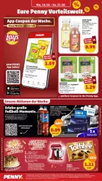 Gazetka promocyjna Penny - Prospekte - Gazetka - ważna od 21.10 do 21.10.2023 - strona 30 - produkty: ball, chips, coupon, coupons, dell, ente, flasche, Fußball, Geflügel, jagdwurst, kartoffel, kartoffelchips, mac, mortadella, pepsi, pet-flasche, salz, smoothie, wiesenhof, wurst