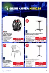 Gazetka promocyjna Metro - Online: Wochen-Angebote - Gazetka - ważna od 15.06 do 15.06.2025 - strona 2 - produkty: aluminiumgestell, angebot, edelstahl, eis, HP, latte, messer, Metro, Rauch, Spezi, stapelstuhl, stuhl, tee, Ti, tisch, tischplatte