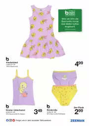 Gazetka promocyjna Zeeman - Prospekte - Gazetka - ważna od 27.05 do 27.05.2022 - strona 3 - produkty: Bau, baumwolle, bett, hemd, Kinder, Kinder-Unterhemd, kleid, LG, slip, Unterhemd, wolle