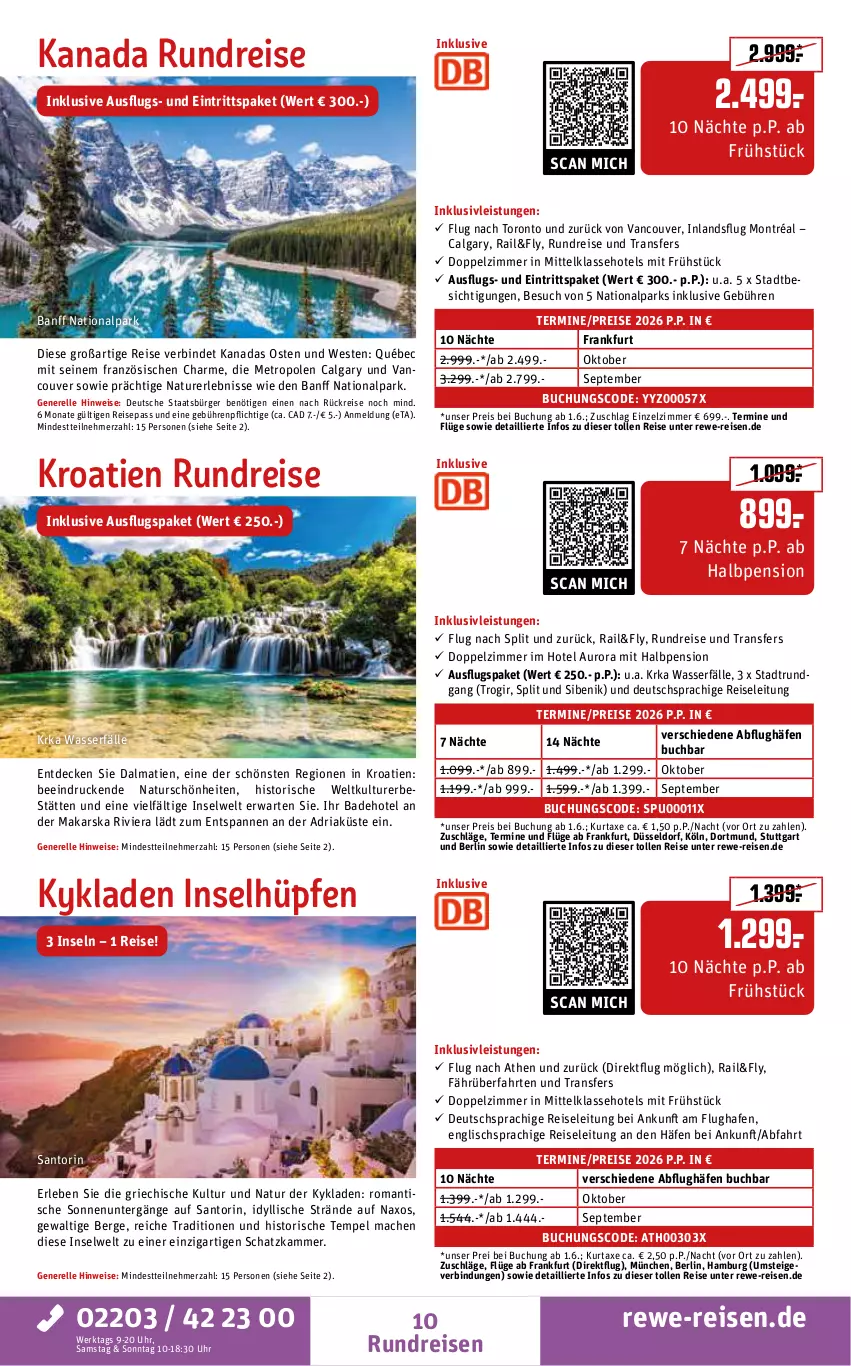 Aktueller Prospekt Rewe Reisen - Reiseprospekt - von 24.04 bis 29.05.2026 - strona 10 - produkty: axe, Bad, buch, decke, deutschsprachige reiseleitung, eis, elle, inklusivleistungen, kurtaxe, LG, mac, Metro, natur, reis, rel, Ria, Ti, tisch, uhr, wasser, Weste