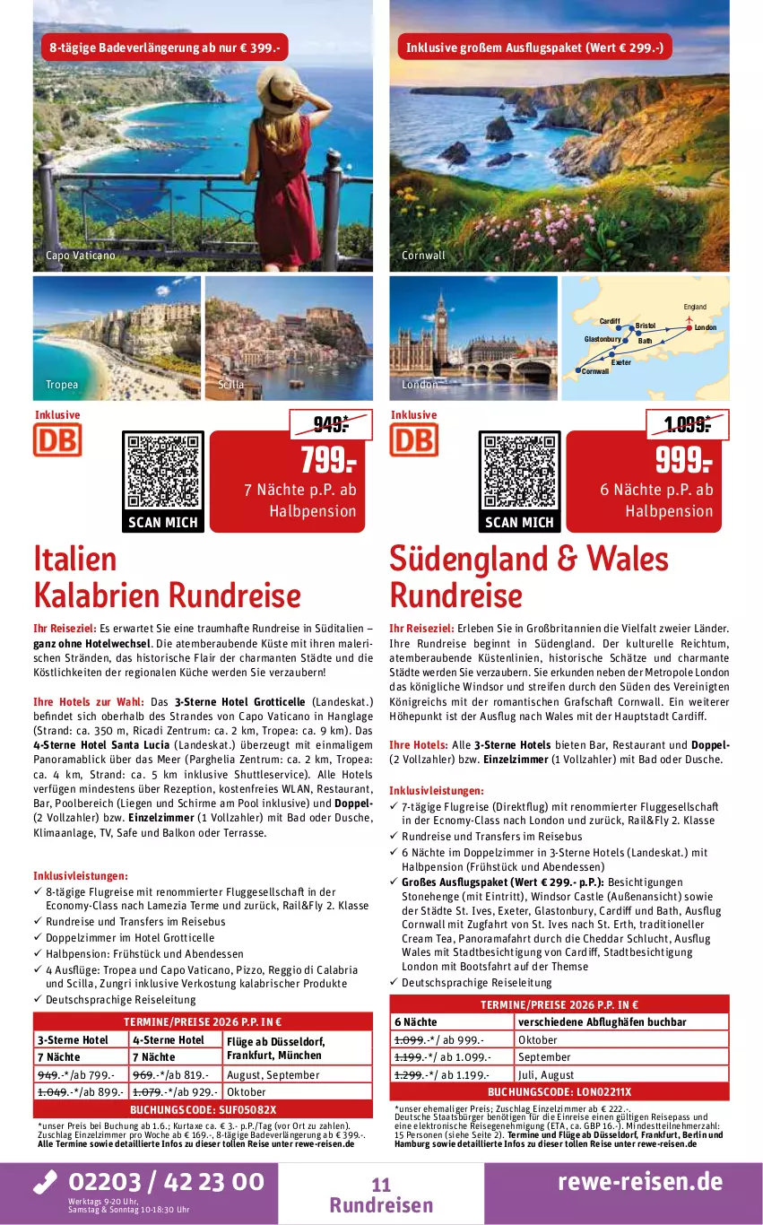 Aktueller Prospekt Rewe Reisen - Reiseprospekt - von 24.04 bis 29.05.2026 - strona 11 - produkty: axe, Bad, brie, brita, buch, Cap, cheddar, deutschsprachige reiseleitung, dusche, eier, eis, Elektro, elle, erde, gin, harman, inklusivleistungen, küche, kurtaxe, Liege, mab, Metro, pool, rama, reifen, reis, rel, rezept, Ria, rum, schirme, Ti, tisch, uhr