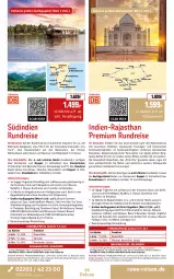 Gazetka promocyjna Rewe Reisen - Reiseprospekt - Gazetka - ważna od 29.05 do 29.05.2026 - strona 16 - produkty: Amber, arla, Bad, buch, deo, deutschsprachige reiseleitung, dusche, eis, Eisenbahn, elle, erde, Esszimmer, gewürz, HP, inklusivleistungen, küche, Metro, Rana, reis, rel, SANTE, Ti, Tiere, uhr, usb