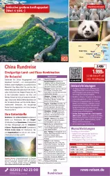 Gazetka promocyjna Rewe Reisen - Reiseprospekt - Gazetka - ważna od 29.05 do 29.05.2026 - strona 19 - produkty: auer, Bad, buch, Buddha, decke, deutschsprachige reiseleitung, eis, elle, ente, Garten, inklusivleistungen, Kaiser, Metro, Mode, Pago, reis, reiseverlauf, rel, Ria, tee, Ti, tisch, uhr, Wild