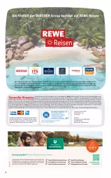 Gazetka promocyjna Rewe Reisen - Reiseprospekt - Gazetka - ważna od 29.05 do 29.05.2026 - strona 2 - produkty: buch, drucker, eis, elle, Engel, ente, erde, gin, kerze, LG, mastercard, natur, reis, rel, ring, Ti, trendtours touristik gmbh, ZTE