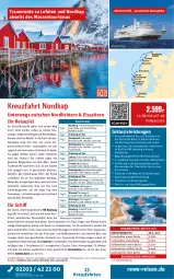 Gazetka promocyjna Rewe Reisen - Reiseprospekt - Gazetka - ważna od 29.05 do 29.05.2026 - strona 23 - produkty: bett, Betten, buch, cocktail, deutschsprachige reiseleitung, dusche, eis, elle, ente, erde, fisch, fische, Fischer, getränk, inklusivleistungen, Klammern, kreuzfahrten, lamm, leine, Liege, Mode, natur, Persona, pool, reis, reiseverlauf, rel, rwe, Schlitten, spiegel, tender, Ti, uhr, wasser, ZTE