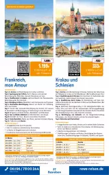 Gazetka promocyjna Rewe Reisen - Reiseprospekt - Gazetka - ważna od 29.05 do 29.05.2026 - strona 27 - produkty: arla, Brei, buch, busreisen, eier, eis, elle, ente, erde, gin, inklusivleistungen, lion, Mode, nuss, reis, reiseveranstalter, reiseverlauf, rel, senf, Ti, trendtours touristik gmbh, Trüffel, uhr, wein, Wels, Yo