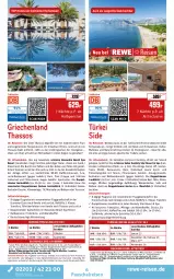 Gazetka promocyjna Rewe Reisen - Reiseprospekt - Gazetka - ważna od 29.05 do 29.05.2026 - strona 6 - produkty: alexa, alkohol, alkoholische getränke, angebot, aqua, asti, auto, Bad, buch, deutschsprachige reiseleitung, drink, drinks, dusche, eis, elle, ente, Garten, getränk, getränke, inklusivleistungen, kaffee, Kocher, LG, Liege, natur, pool, reis, rel, Schal, schirme, snack, snacks, Sport, tee, Ti, tisch, uhr, wasser, wasserkocher, wellnessbereich