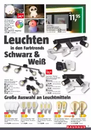 Gazetka promocyjna Bauhaus - Prospekte - Gazetka - ważna od 02.12 do 02.12.2023 - strona 23 - produkty: akku, fernbedienung, Kinder, lamm, leds, Leuchte, leuchten, leuchtmittel, Nachtlicht, Ti, timer, usb