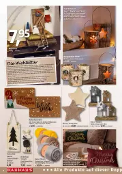 Gazetka promocyjna Bauhaus - Prospekte - Gazetka - ważna od 02.12 do 02.12.2023 - strona 4 - produkty: Bau, brie, decke, Dekofigur, eier, elle, Holz, kerze, Kerzenhalter, kissen, kokos, kraft, Lusti, mango, merl, merlot, natur, Rauch, rwe, Schleich, Tannenbaum, Ti, weck, weihnachten, Wichtel, windlicht