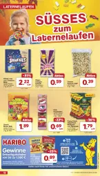 Gazetka promocyjna Famila - Prospekte - Gazetka - ważna od 09.11 do 09.11.2024 - strona 12 - produkty: aust, beutel, chips, chipsfrisch, cin, eis, frucht, fruchtgummi, Funny Frisch, gutschein, gutscheine, haribo, Kaustreifen, kitkat, Lakritz, laterne, Laufen, lion, oder lakritz, popcorn, reifen, reis, smarties, storck, Ti, ZTE