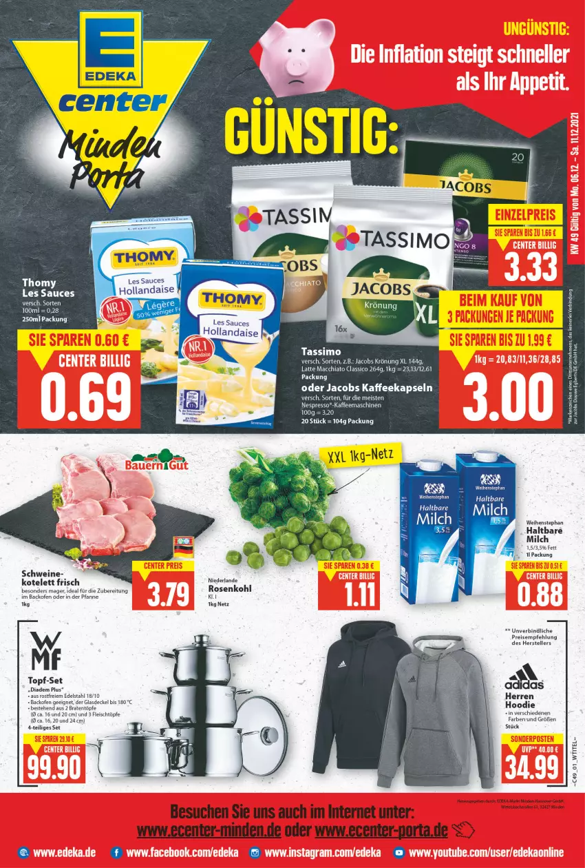 Aktueller Prospekt E Center - Angebote der Woche - von 06.12 bis 11.12.2021 - strona 1