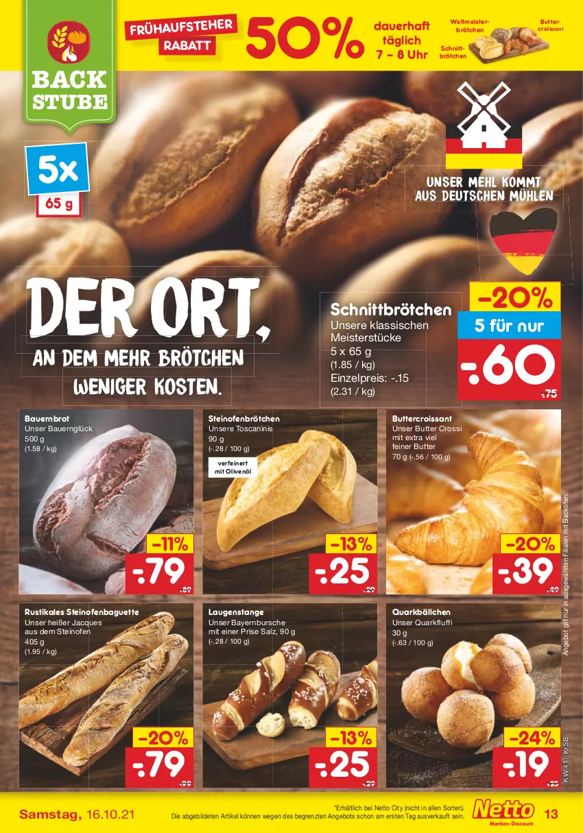 Aktueller Prospekt Netto Marken-Discount - Filial Angebote - von 11.10 bis 16.10.2021 - strona 13