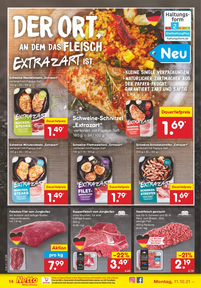 Aktueller Prospekt Netto Marken-Discount - Filial Angebote - von 11.10 bis 16.10.2021 - strona 14