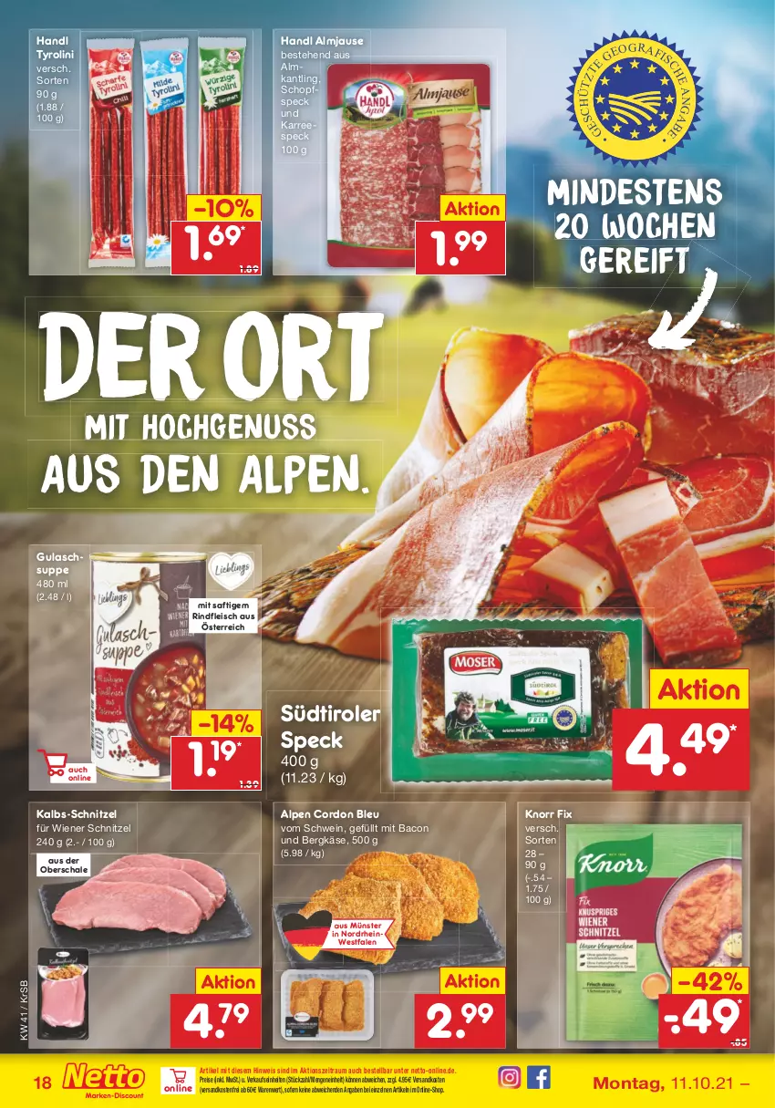 Aktueller Prospekt Netto Marken-Discount - Filial Angebote - von 11.10 bis 16.10.2021 - strona 18