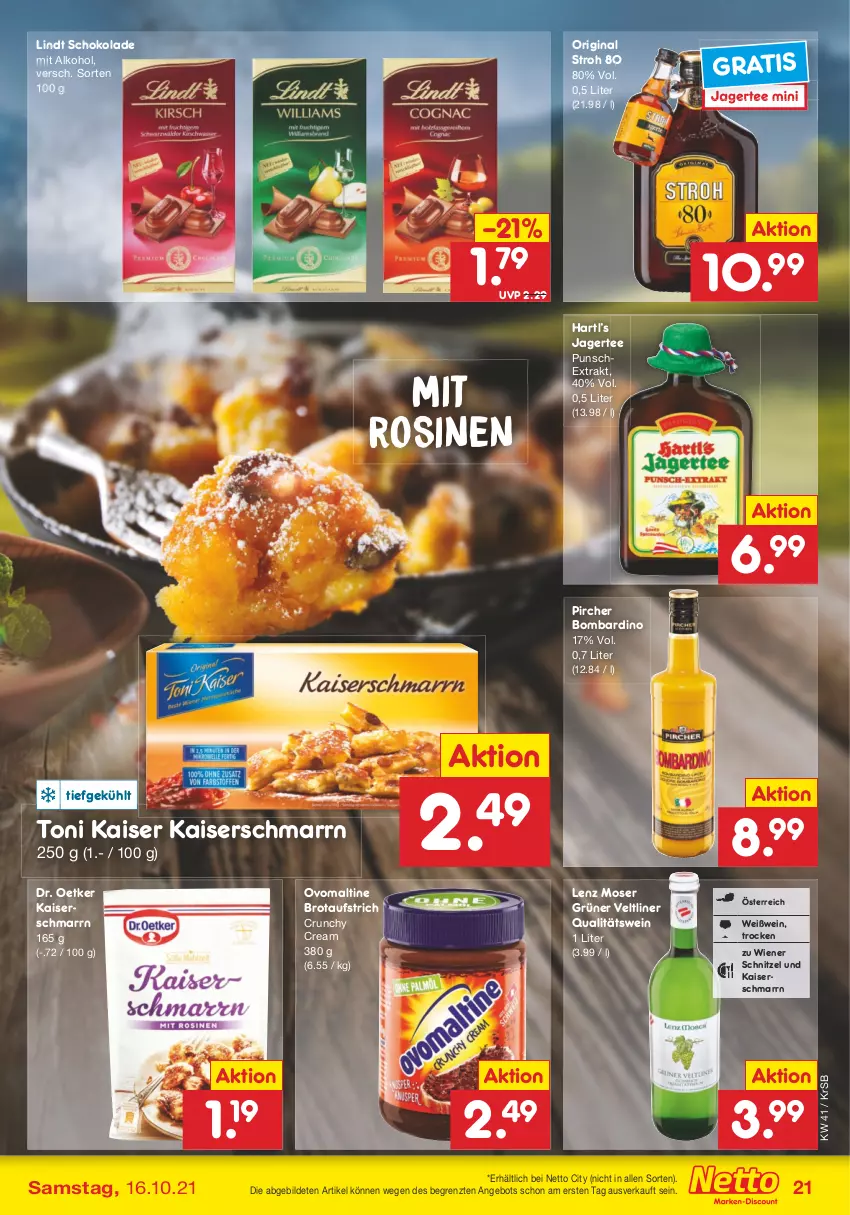 Aktueller Prospekt Netto Marken-Discount - Filial Angebote - von 11.10 bis 16.10.2021 - strona 21