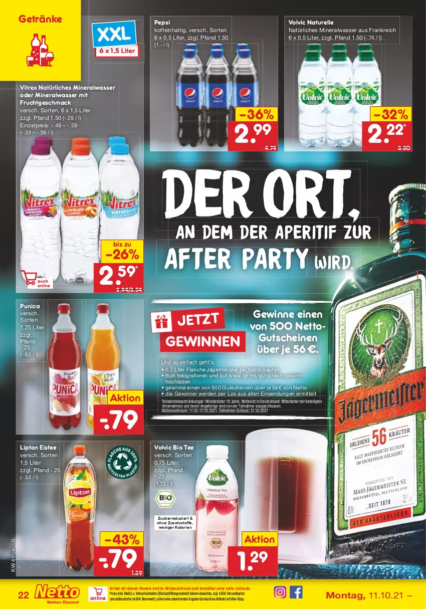 Aktueller Prospekt Netto Marken-Discount - Filial Angebote - von 11.10 bis 16.10.2021 - strona 22