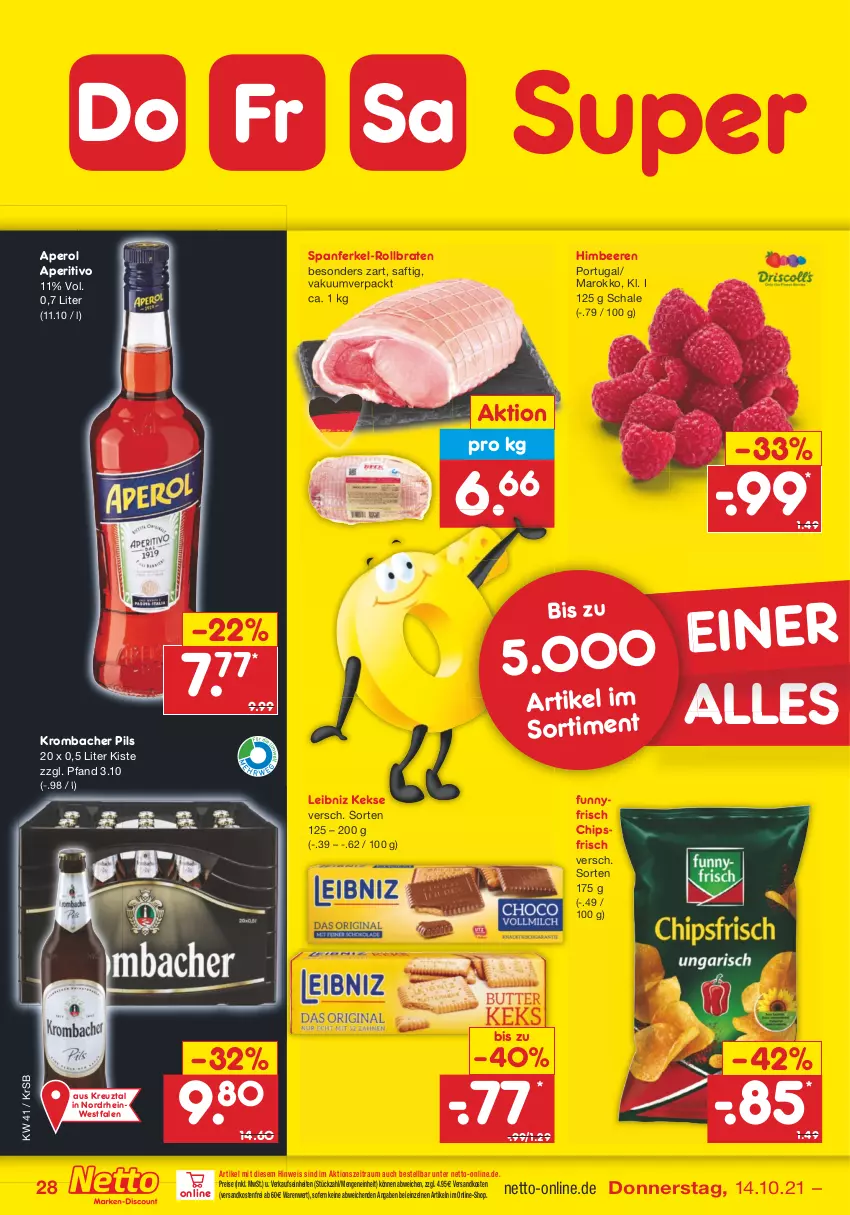 Aktueller Prospekt Netto Marken-Discount - Filial Angebote - von 11.10 bis 16.10.2021 - strona 28