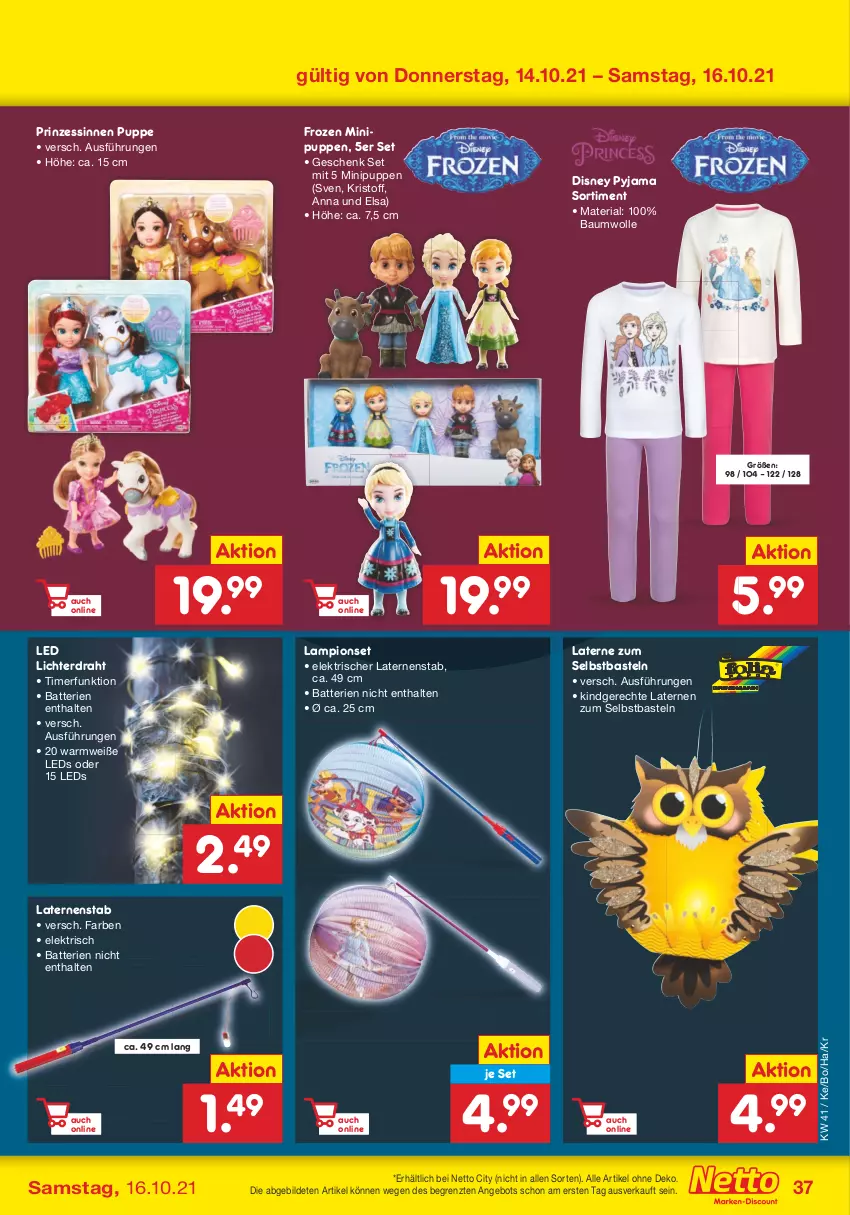 Aktueller Prospekt Netto Marken-Discount - Filial Angebote - von 11.10 bis 16.10.2021 - strona 37