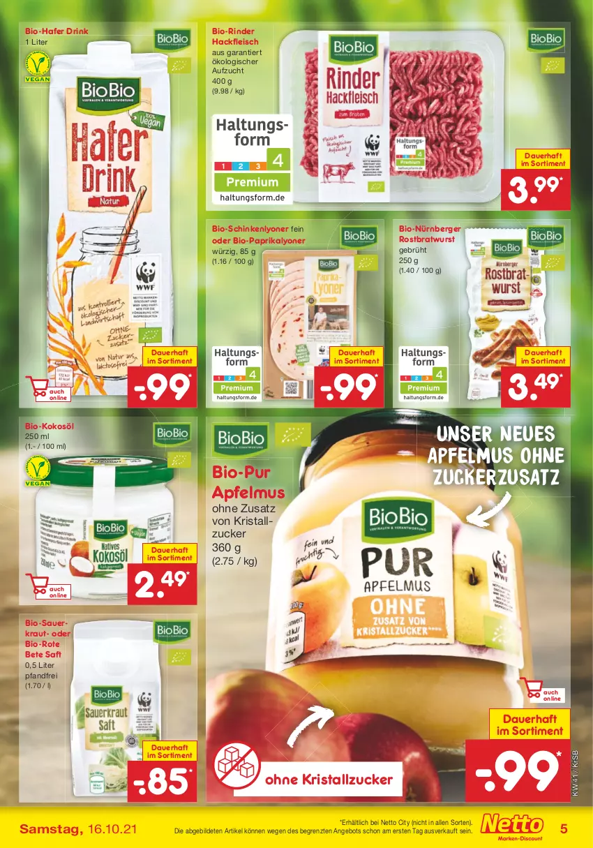 Aktueller Prospekt Netto Marken-Discount - Filial Angebote - von 11.10 bis 16.10.2021 - strona 5