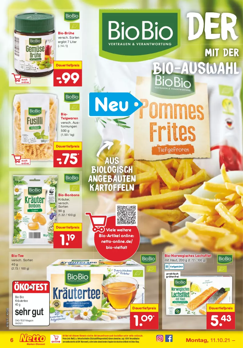 Aktueller Prospekt Netto Marken-Discount - Filial Angebote - von 11.10 bis 16.10.2021 - strona 6