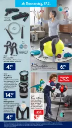 Gazetka promocyjna AldiSud - ALDI Aktuell - Gazetka - ważna od 19.02 do 19.02.2022 - strona 17 - produkty: alle artikel ohne dekoration, angebot, asti, ball, dekoration, dell, eis, elle, gin, handschuhe, Hanteln, Kinder, kissen, kleid, Kleidung, Kugel, Mode, Pods, reis, resa, Ria, ring, schuhe, spee, Ti, ZTE