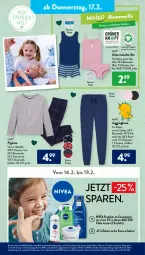 Gazetka promocyjna AldiSud - ALDI Aktuell - Gazetka - ważna od 19.02 do 19.02.2022 - strona 23 - produkty: aldi, Bau, baumwolle, bio, dell, eier, eis, elle, gin, hose, Jogginghose, Kinder, Laufen, Mode, nivea, Pyjama, reis, sofort-rabatt, Ti, Unterwäsche, wolle