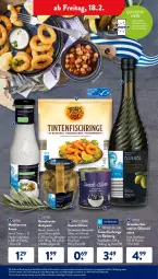 Gazetka promocyjna AldiSud - ALDI Aktuell - Gazetka - ważna od 19.02 do 19.02.2022 - strona 39 - produkty: alle artikel ohne dekoration, antipasti, asti, dekoration, eis, fisch, fische, Fischer, flasche, geback, gin, grüne oliven, Käse, natives olivenöl, olive, oliven, olivenöl, olivenöl extra, paprika, reis, ring, sauce, schafskäse, Schere, snack, Ti, Tintenfischringe, ZTE
