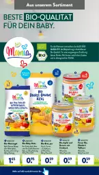 Gazetka promocyjna AldiSud - ALDI Aktuell - Gazetka - ważna od 19.02 do 19.02.2022 - strona 44 - produkty: aldi, apfel, Babynahrung, banane, bananen, bio, Brei, eis, hafer, keks, korn, mam, mango, obst, reis, rezept, riegel, Ti, trolli