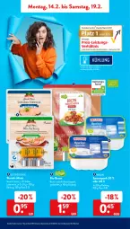 Gazetka promocyjna AldiSud - ALDI Aktuell - Gazetka - ważna od 19.02 do 19.02.2022 - strona 7 - produkty: aldi, bacon, Bau, bio, discount, eis, elle, Frühstücksspeck, je 250-g-packung, lebensmittel, leberwurst, monitor, quark, reis, sahne, schinken, Speck, speisequark, Ti, wurst