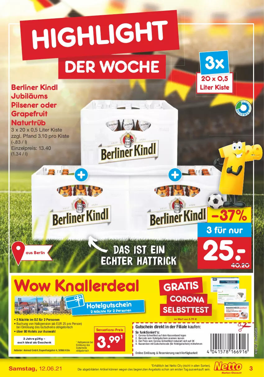 Aktueller Prospekt Netto Marken-Discount - von 07.06 bis 12.06.2021 - strona 3