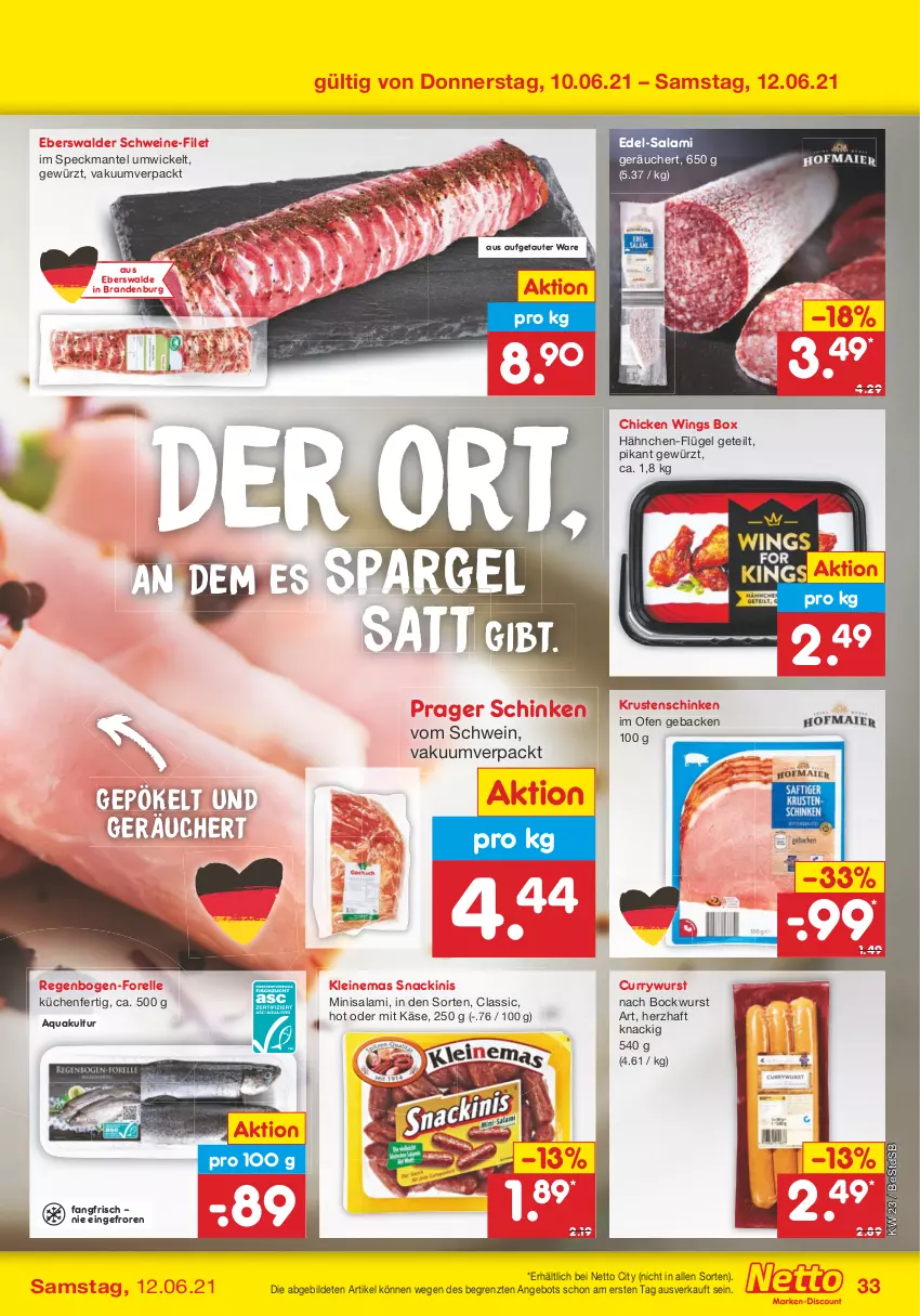 Aktueller Prospekt Netto Marken-Discount - von 07.06 bis 12.06.2021 - strona 33