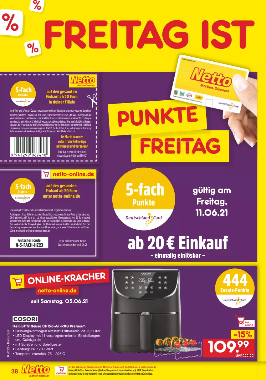 Aktueller Prospekt Netto Marken-Discount - von 07.06 bis 12.06.2021 - strona 38