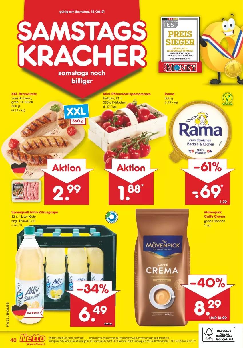 Aktueller Prospekt Netto Marken-Discount - von 07.06 bis 12.06.2021 - strona 40