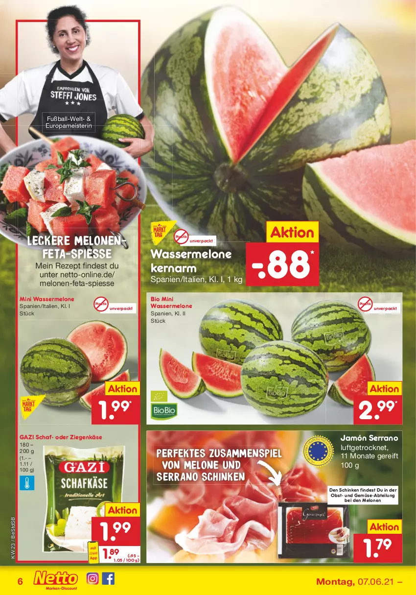 Aktueller Prospekt Netto Marken-Discount - von 07.06 bis 12.06.2021 - strona 6