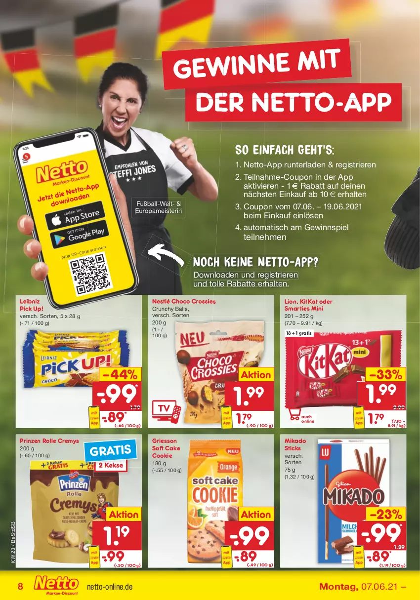 Aktueller Prospekt Netto Marken-Discount - von 07.06 bis 12.06.2021 - strona 8