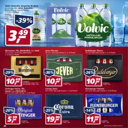 Gazetka promocyjna Real - Real Handzettel - Gazetka - ważna od 05.03 do 05.03.2022 - strona 20 - produkty: alkohol, Berger, burger, corona, corona extra, eis, elle, flensburger, jever, jever pilsener, natur, oettinger, pils, pilsener, pilsner, radeberger, radeberger pilsner, reis, rel, steiner, Ti, volvic, warsteiner