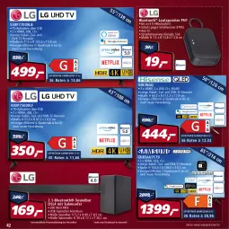 Gazetka promocyjna Real - Real Handzettel - Gazetka - ważna od 05.03 do 05.03.2022 - strona 42 - produkty: akku, bluetooth®-lautsprecher, dvb, DVB-T, eis, elle, ente, HDMI, lautsprecher, Receiver, reis, rum, soundbar, Spektrum, Subwoofer, teller, Ti, tisch, usb, wasser