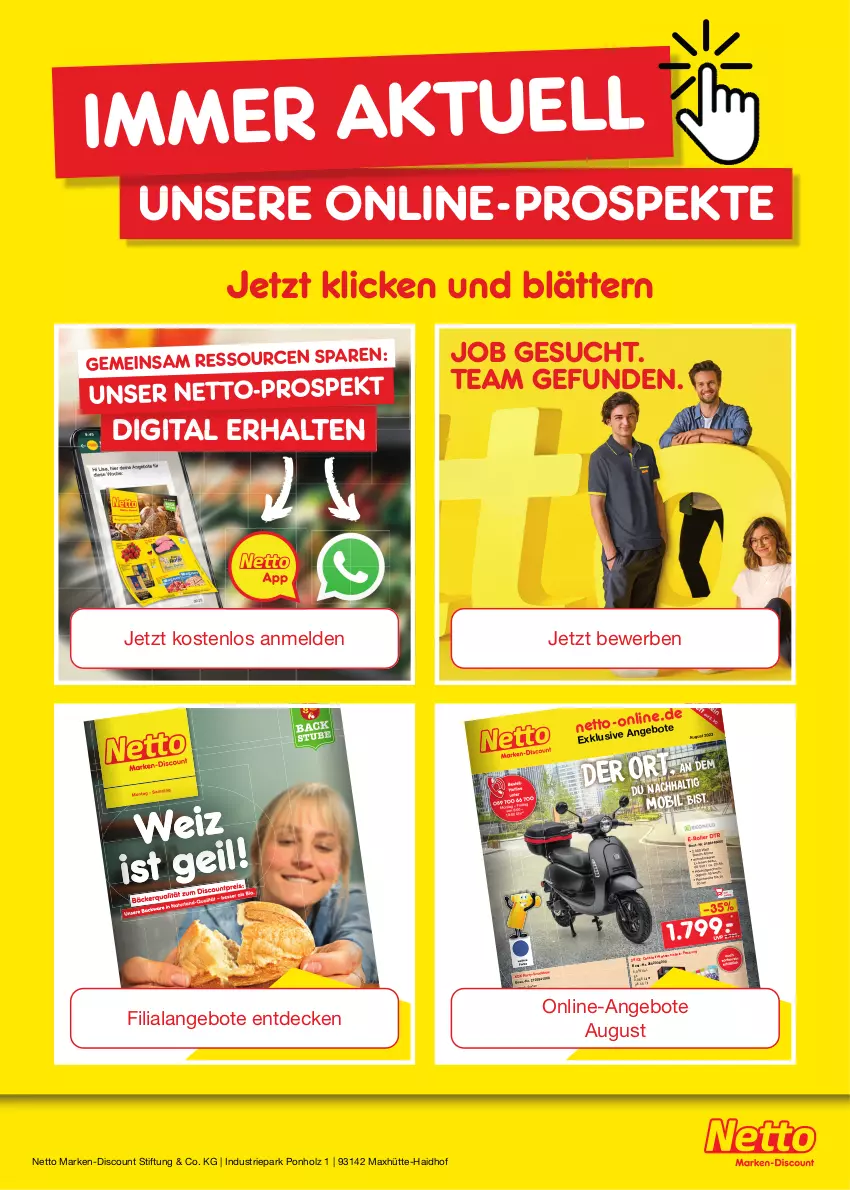 Aktueller Prospekt Netto Marken-Discount - Reise-Angebote August - von 27.07 bis 31.08.2023 - strona 25 - produkty: akku, angebot, angebote, bosch, decke, discount, E-Roller, eis, gefu, Holz, marken-discount, ndk, reis, Roller, Ti, uhr, wasser, wassereis, ZTE