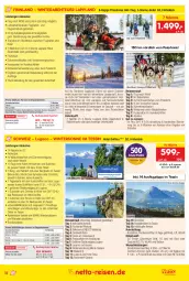 Gazetka promocyjna Netto Marken-Discount - Reise-Angebote August - Gazetka - ważna od 31.08 do 31.08.2023 - strona 12 - produkty: anreisetermine, auto, axe, Bad, bett, Betten, Brei, buch, cin, dusche, eis, elle, ente, fisch, fische, Fischer, gutschein, individuelle abreise, kleid, Kleidung, maggi, monte, Reinigung, reis, reiseveranstalter, reiseverlauf, resa, rezept, Ria, rwe, Schlitten, schuhe, Ti, uhr