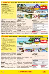 Gazetka promocyjna Netto Marken-Discount - Reise-Angebote August - Gazetka - ważna od 31.08 do 31.08.2023 - strona 4 - produkty: ACC, alkohol, alkoholische getränke, anreisetermine, arlo, Bad, Brei, buch, Cien, dusche, eis, Elan, ente, flasche, Garten, getränk, getränke, gin, kaffee, klimatisierten reisebus, Liege, natur, orchidee, orchideen, pool, reis, reiseveranstalter, reiseverlauf, rezept, rum, SANTE, schirme, schwein, schweine, snack, snacks, sonnenschirm, tee, Ti, tisch, tücher, uhr, wasser, wein, weine, wellnessbereich