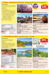 Gazetka promocyjna Netto Marken-Discount - Reise-Angebote August - Gazetka - ważna od 31.08 do 31.08.2023 - strona 7 - produkty: anreisetermine, Bad, bier, Blüte, Brei, buch, dell, eis, ente, erde, fisch, fische, Fischer, Garten, gin, gsw, likör, mandel, monte, pool, rama, reis, reiseveranstalter, reiseverlauf, rezept, salz, Schal, Schmuck, Splendid, Ti, trendtours touristik gmbh, uhr, wasser, wein, zimmerbeispiel