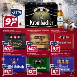 Gazetka promocyjna Real - Real Handzettel - Gazetka - ważna od 18.12 do 18.12.2021 - strona 20 - produkty: alkohol, Berger, bier, eis, elle, , könig pilsener, krombache, krombacher, oettinger, pils, pilsener, pilsner, radeberger, radeberger pilsner, reis, störtebeker, Ti, veltins